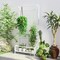 Multi-Tier Tall Metal Flower Plant Stand with Trellis & Hanging Bar